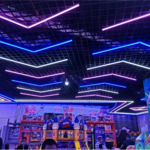La luce esagonale HanYin Rgb può seguire il ritmo della musica al ritmo per la luce esagonale principale dello stadio della palestra - Product Image 4