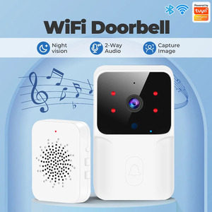 Llamada móvil Ángulo de visión 85 Wifi Conexión Bluetooth Intercomunicador de audio de 2 vías Timbre de puerta inalámbrico