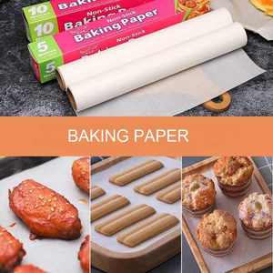 ケーキを作るための家庭用ケーキツール用の高品質の焦げ付き防止ベーキングペーパーロール耐油性シリコンライナー