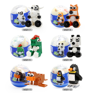 Wange kapsül MINI hayvan yapı taşı küçük set oyuncak erkek yapı taşı seti - Product Image 2