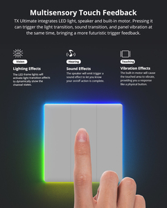 SONOFF T5-1C-120 1CH Wi-Fi akıllı anahtar 120 tipi dokunmatik duvar paneli ile çalışmak EWeLink Alexa Google Siri Alice - Product Image 3