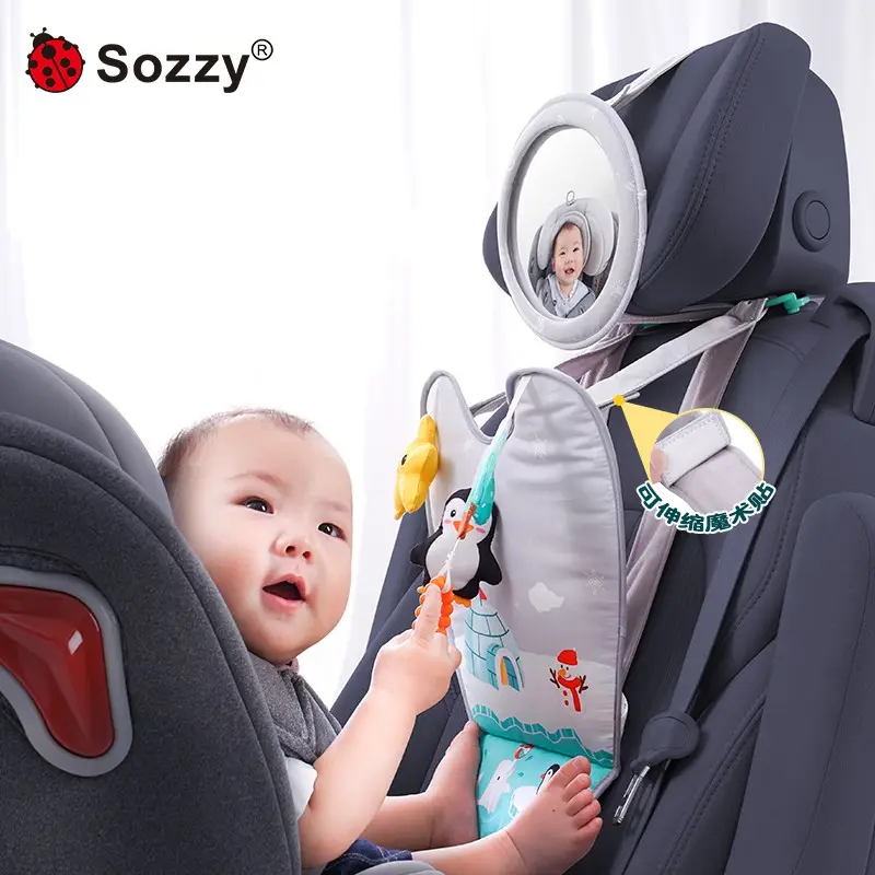 Sozzy Fabriek Groothandel Baby Rammelaar Sensory Gym Pluche Piepende Vilt Baby Opknoping Speelgoed