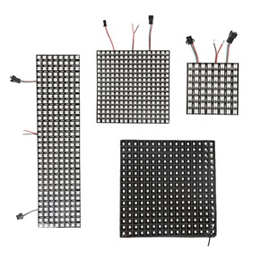 แผงไฟ LED เมทริกซ์16*16 16 P10 WS2812B สามารถระบุที่อยู่ได้8*8 RGB LED ยืดหยุ่น PCB ผู้ผลิต - Product Image 5