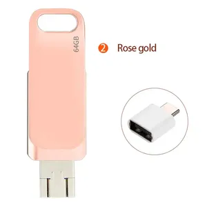 แฟลชไดรฟ์ USB 3.0ความเร็วสูงแฟลช USB ขนาด512GB 2TB 1 TB 4GB - Product Image 3