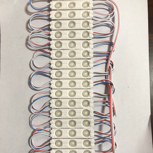 6012 CE IP65 3SMD 12V <span class=keywords><strong>1.5W</strong></span> สีฟ้าสีเขียวสีขาวอบอุ่นความสว่างสูง 2835 โมดูล <span class=keywords><strong>LED</strong></span> พร้อมเลนส์ฉีด - Product Image 1