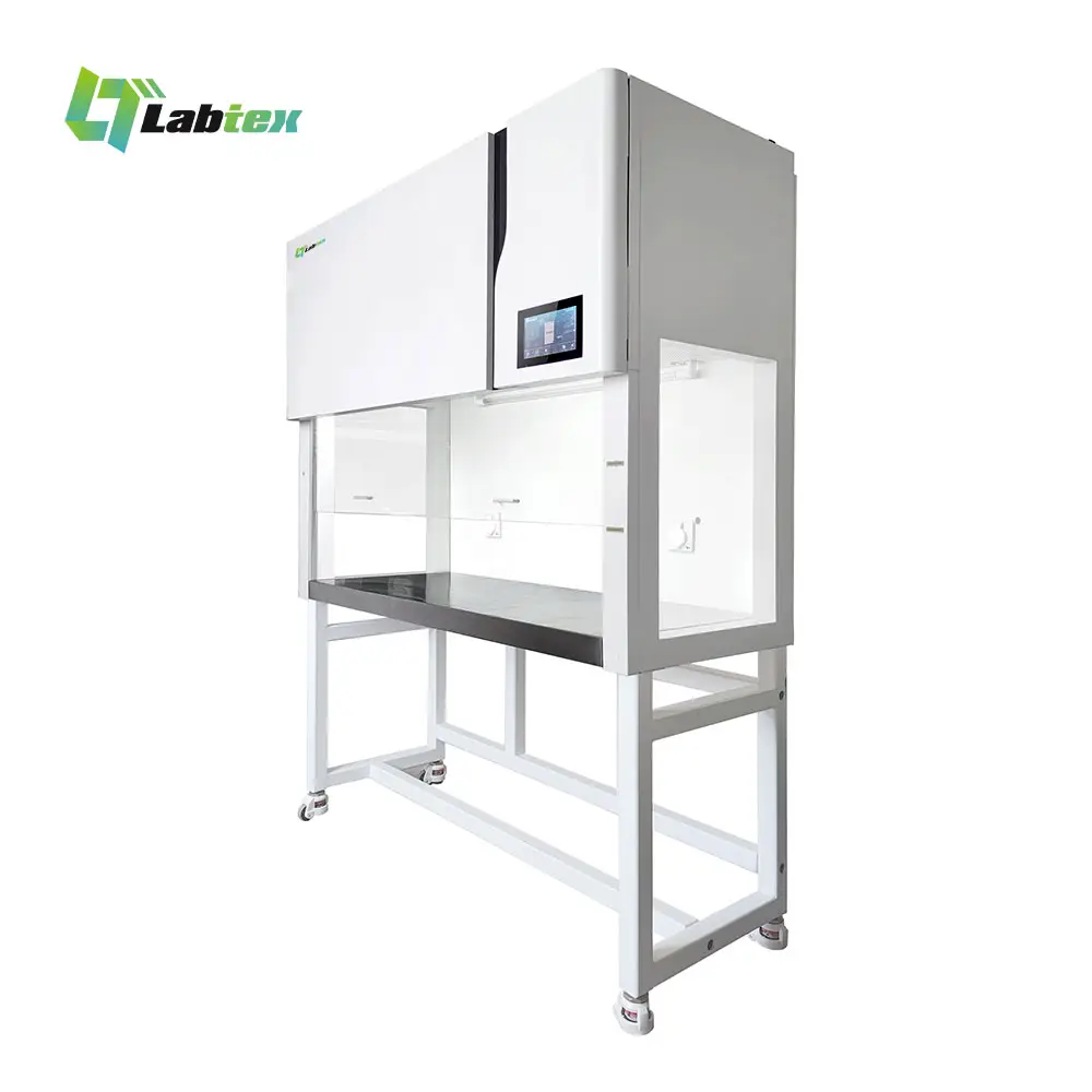LABTEX منضدة عمل مزدوجة نظيفة مختبر بأغطية تدفق رقائقي/خزانة هواء