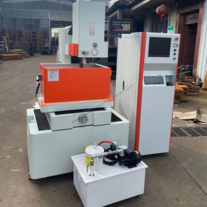Fast-moving Small CNC Wire EDM Electric-<strong>erosion</strong> Cutting <strong>Machine</strong> With Oversea Service Mini Wire Dk77 Series EDM <strong>Machine</strong>