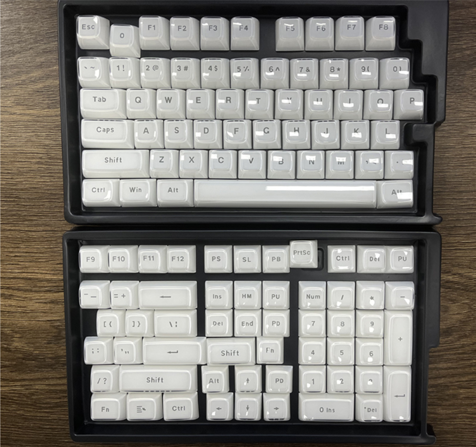 Gravure cristal positive - Blanc