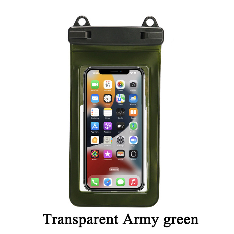 Verde militar transparente