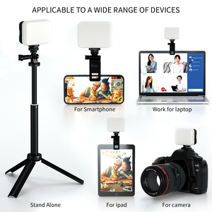 Aggiornamento F3 Kit per videoconferenze su telecamera RGB LED Video Desktop Light illuminazione fotografica - Product Image 4