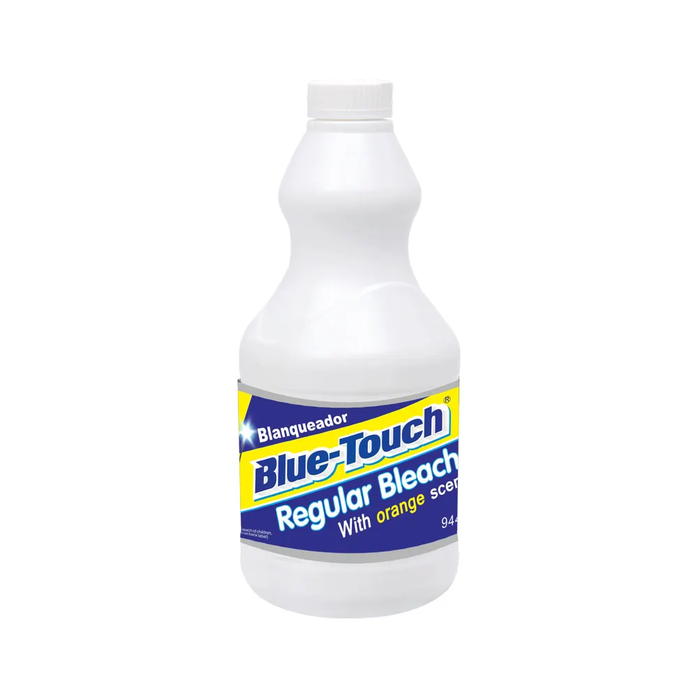 Líquido blanqueador de cloro Blue Touch para blanqueador de ropa de lavandería 945ml