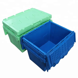 Lados inclinados del contenedor de plástico QS Durable Stack and Nest para un almacenamiento eficiente - Product Image 2