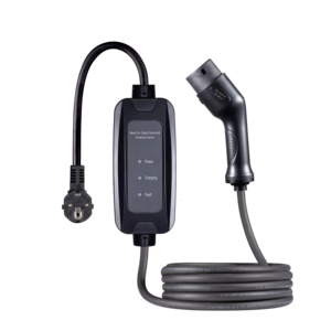 CE IP67 120 V 47-63Hz akım ayarlama tipi A RCD SAEJ1772 gösterge ışığı taşınabilir elektrikli araba pil şarj cihazı - Product Image 1
