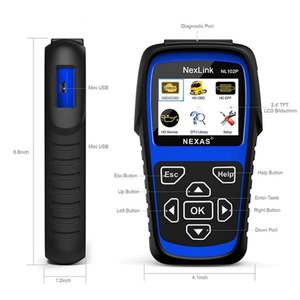 Nexas NexLink NL102Pディーゼル大型トラック車2in1コードリーダー問題の根本原因を見つけるOBD2検出送料無料 - Product Image 4