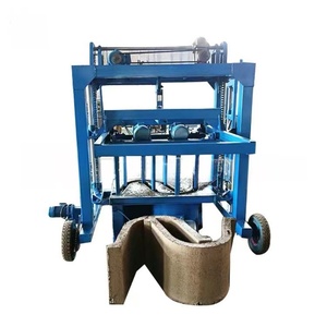 优质砖机小型混凝土空心实心水泥粘土制砖机械发动机砌块机 - Product Image 1