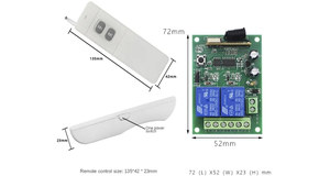 Funk fernbedienung 433MHz DC 12V 1-Kanal-Relais-Fernschalter