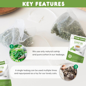 OEM Package High Quality Dried <strong>Catnip</strong> Herb Pure Natural Herbal Tea <strong>Catnip</strong> Tea Bag for Cat <strong>Catnip</strong> Tea - Product Image 4