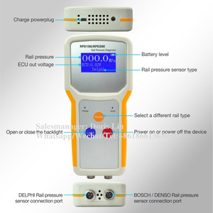 Strumento diagnostico automobilistico RPD100 Tester del sensore di pressione della rotaia per testare tutti i sensori della vettura di pressione della rotaia del motore Common Rail - Product Image 4