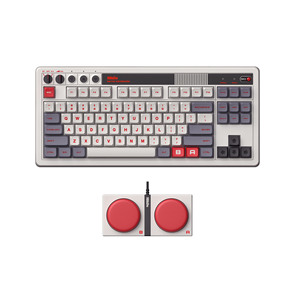 Teclado mecánico Retro 8BitDo inalámbrico 2,4G/teclado para juegos botones duales súper programables para Windows Android - Product Image 1