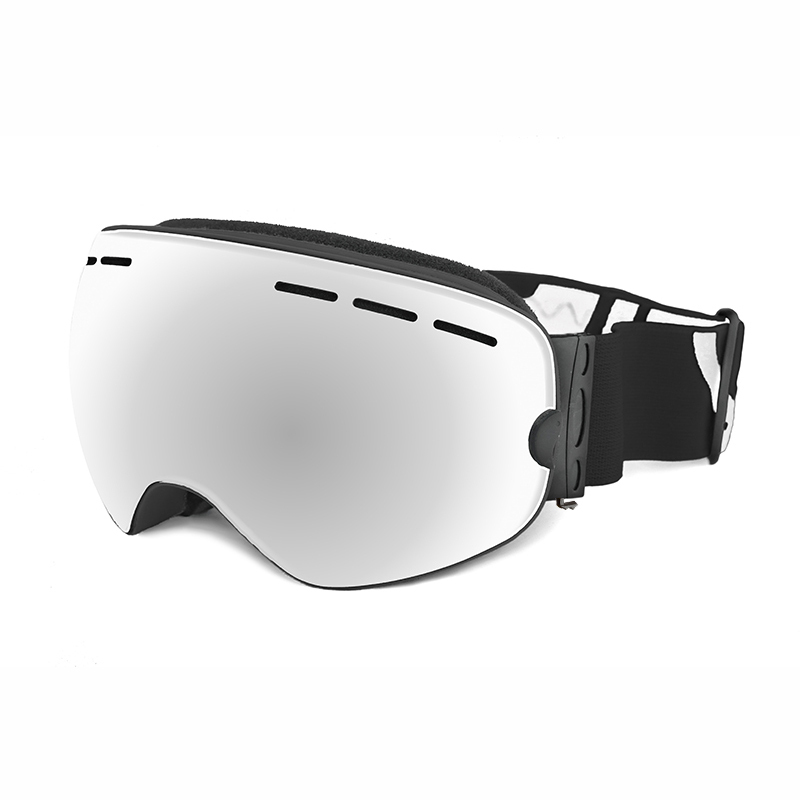 Blanc - Lentille plaquée argent