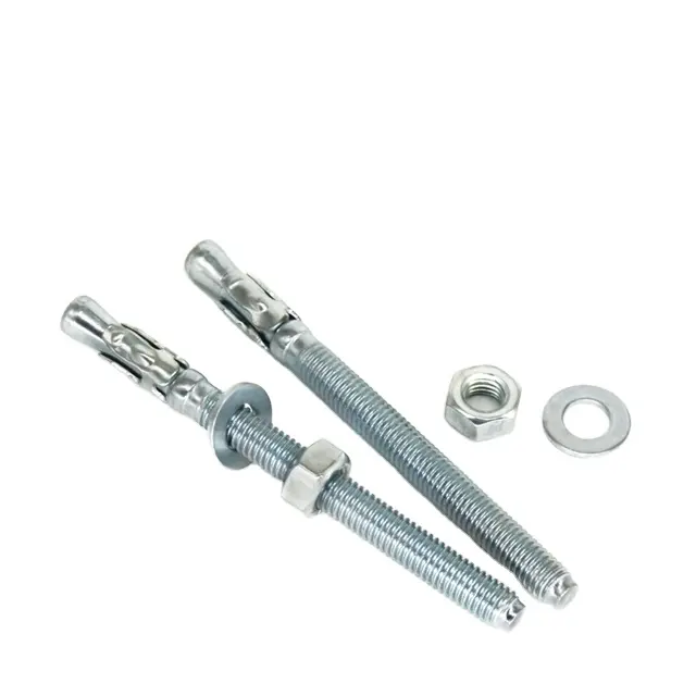 Wedge anchor with stainless steel clip and zinc plating(HDG/Electrogalvanizing) M6~M24
