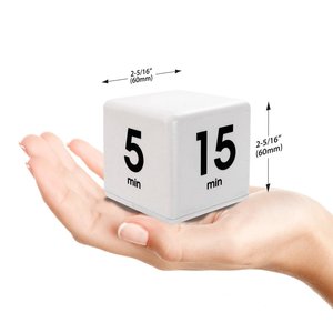 Cube Timer sensore di gravità Flip LCD Timer da cucina esercizio conto alla rovescia Timer da gioco 30/60 minuti per la gestione del tempo dei bambini - Product Image 4