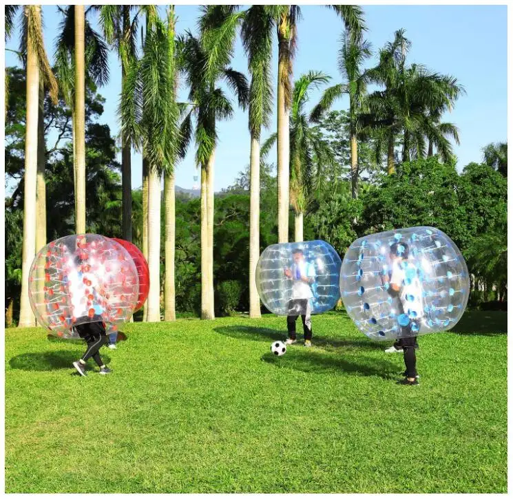 1.2m/1.5m 4FT/5ft Adult/kids Tpu / Pvc Bubble Football Soccer Outdoor Game inflatable Body Zorb Ball