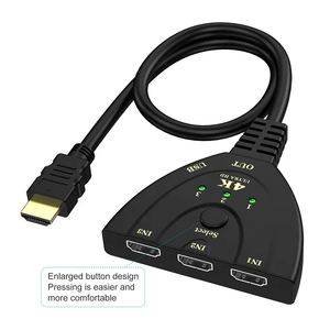4K 60Hzビデオスイッチャスプリッター3ポート3-1オートコンバーターケーブルHDTVスプリッターコンバータDVDスクリーン用 - Product Image 4