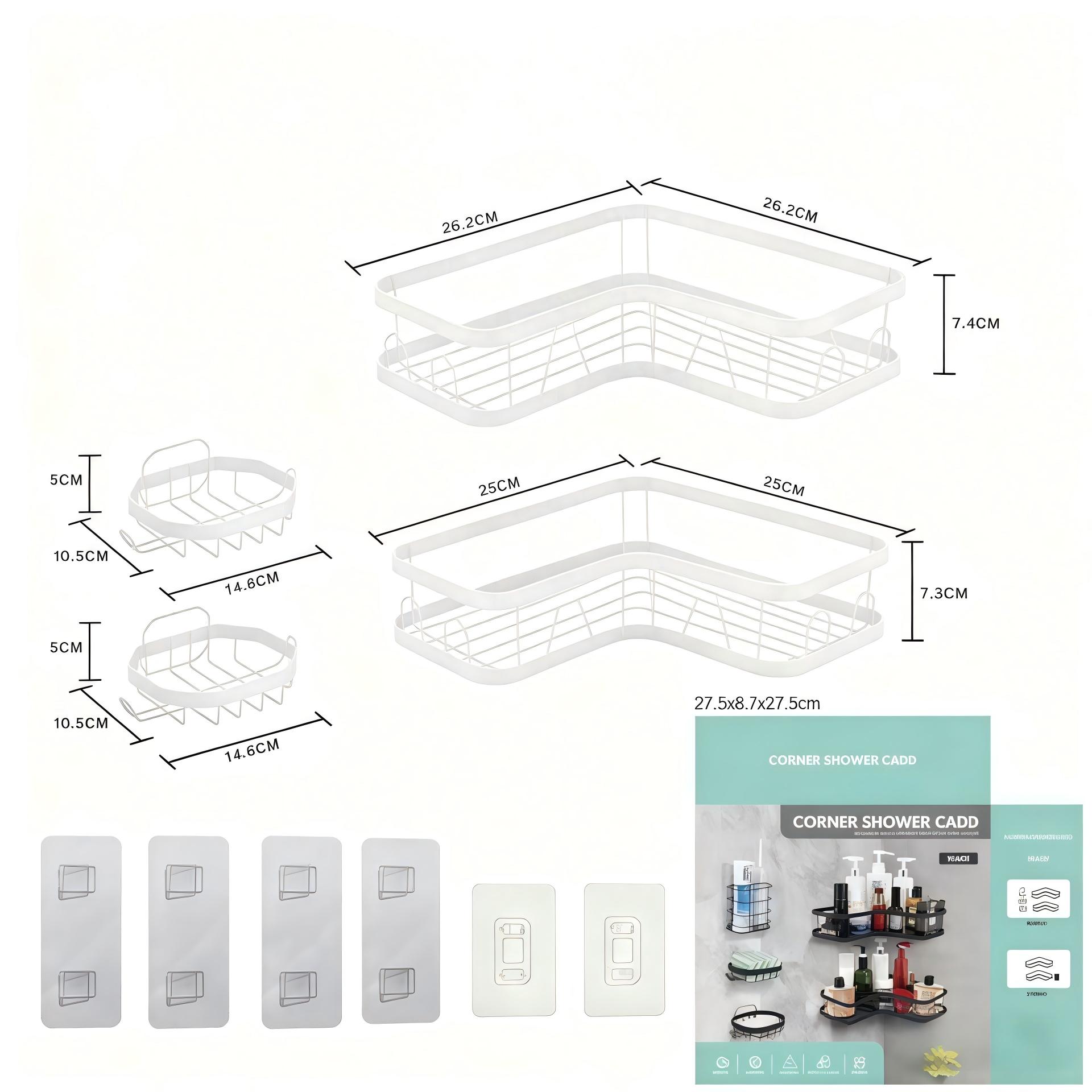 White four-piece set-paper box packaging