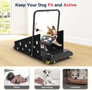 Elektrikli köpek koşu bandı LED ekran taşınabilir kapalı koşu bandı uzaktan kumanda 2.5HP ev kullanımı için küçük orta ölçekli köpekler için - Product Image 3
