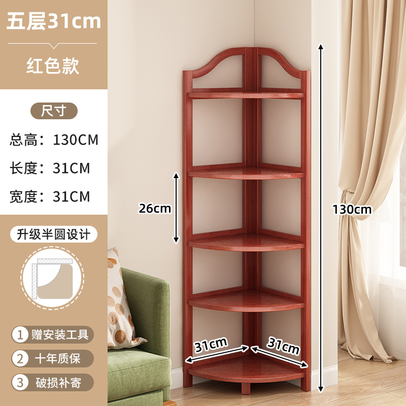 Five-layer red pure bamboo corner frame, thickened and reinforced