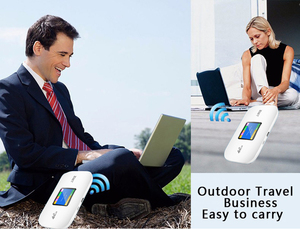 เราเตอร์ขนาดเล็ก4G Wifi,เราเตอร์ Wi-Fi ขนาดพกพาไร้สาย3G 4G Lte มีช่องใส่ซิมการ์ด - Product Image 5