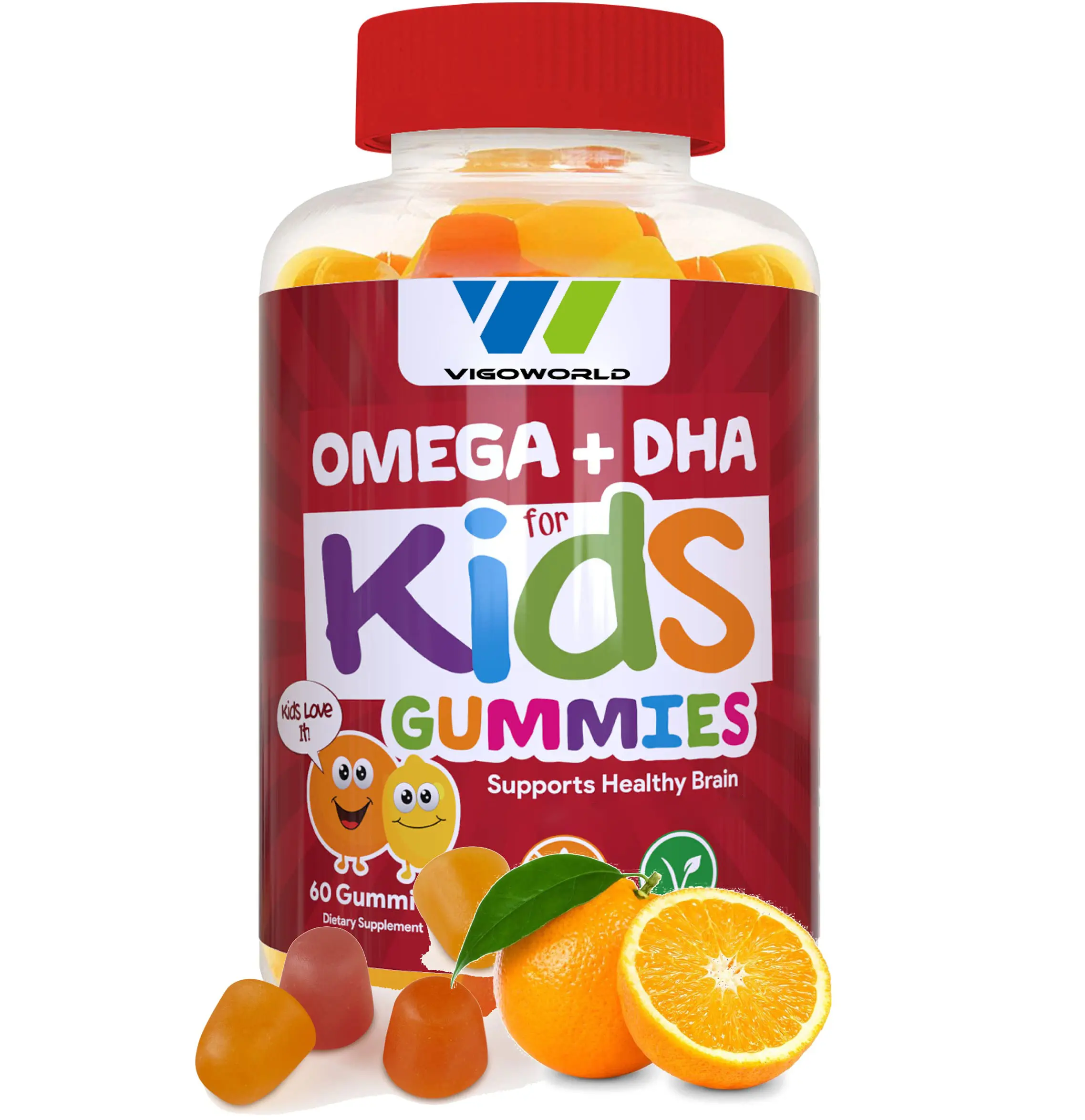 الفيتامينات الطبيعية Gummies, فيتامين الطبيعية Gummies مع الألعاب الرياضية عالية الدقة & أوميغا المكملات للأطفال دعم وظيفة الدماغ والرؤية والصحة المناعة