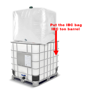 Bulk Sale Food Grade Aseptic Square Plastic Bag In A Box Fluid <strong>IBC</strong> Tank Water Liner 100L 200L 1000L