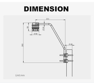 1つの統合風速および風向センサー4-20mA RS485超音波風速計計 - Product Image 6