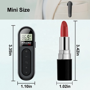 FM Broadcast 76 108 MHZ FM Radio Station Receiver Digital Mini Small Pocket Stereo <strong>Am</strong> Fm Portable Radio for Event - Product Image 4