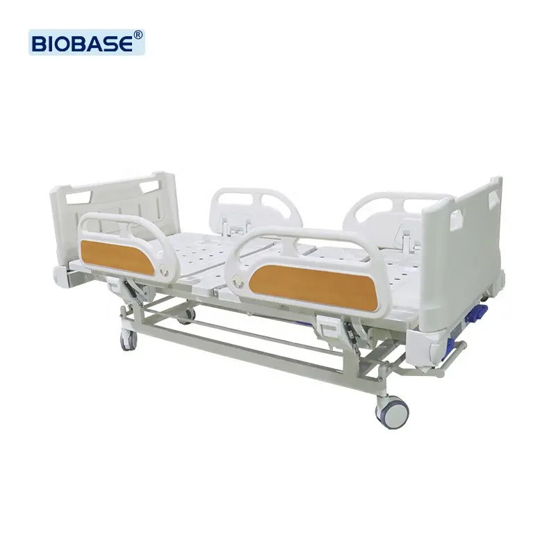 BIOBASE Punching letto d'ospedale a doppia manovella letto d'ospedale manuale usato per uso medico