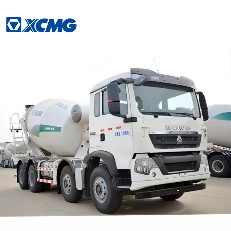 Xcmg g12v sử dụng HOWO Mixer Truck xi măng 12 mét khối sinotruck sử dụng HOWO trộn bê tông xe tải 6x4 để bán