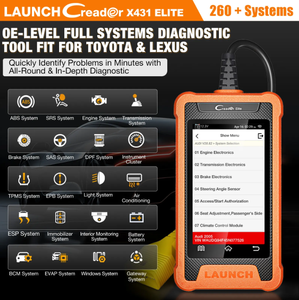 Creader Elite Smart(Auto-Detect) diagnosi completa sistema scanner per Auto di programmazione Test attivo Ecu codifica Auto obd2 scanner - Product Image 3