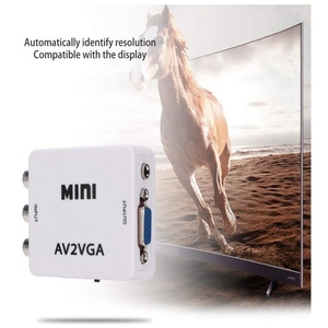 1080P高清迷你AV2VGA视频转换器RCA至VGA，带3.5毫米音频CVBS AV至VGA转换器，适用于笔记本电脑 - Product Image 5