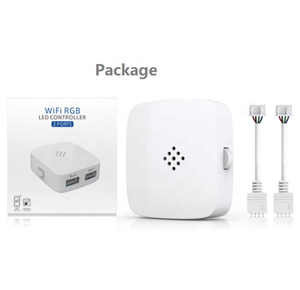 APP управление Magic Home DC5-24V Wi-Fi RGB светодиодный контроллер с 2 портами поддержка голосового интеллектуального управления для светодиодных лент - Product Image 2