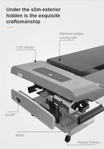 Smart Fitness Exercise Treadmill <strong>Running</strong> Walking Pad LED Display Multi Function Portable <strong>Running</strong> Machine With Handle - Product Image 4