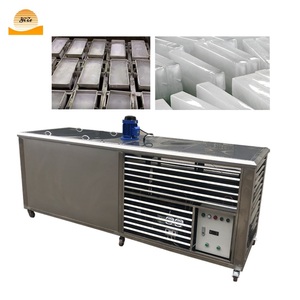 Máquina comercial de bloques de hielo de alta velocidad, contenedor de bloques de hielo