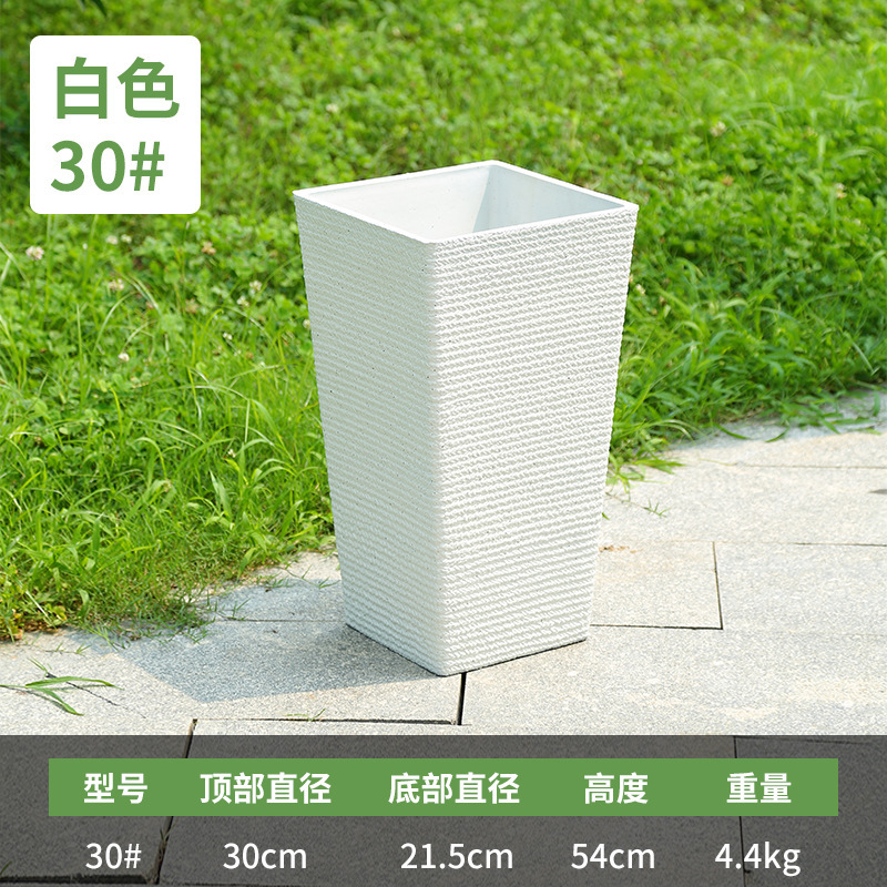 Quartz blanc 30# Avec des trous en bas