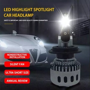 หลอดไฟหน้ารถยนต์ LED F10ขนาดเล็กสุดสว่าง H4 H1 H7 H11 9006ชุด CANbus 6000K อัตโนมัติพัดลมระบายความร้อนซีนอน - Product Image 5