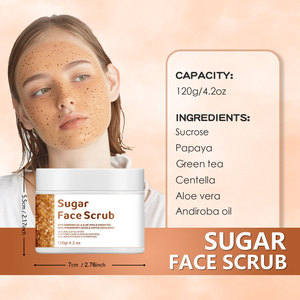 Şeker yüz fırçalayın ürünleri besleyici beyazlatma aydınlatma doğal yüz scface toplu Vegan organik peeling yüz fırçalayın