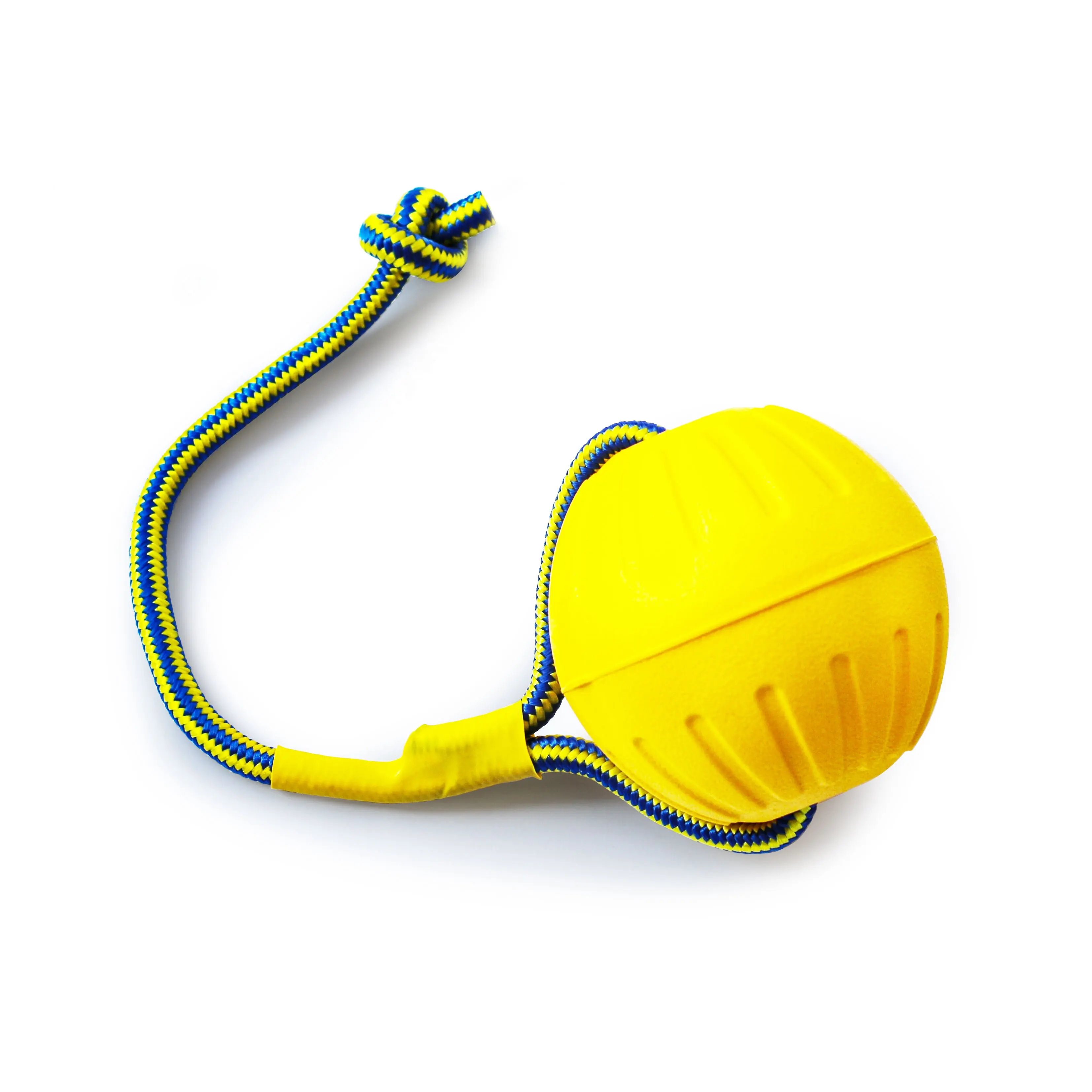 Natural EVA Floating Foam Ball on a Rope Dog Toy for Pet Training