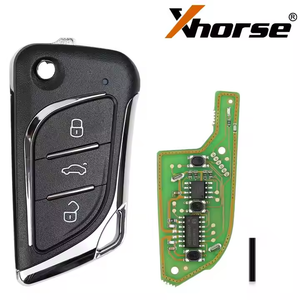 Xhorse กุญแจรีโมท XKLKS0EN (ชุบโครเมียม) สำหรับกุญแจ VVDI2 VDI รุ่นภาษาอังกฤษ - Product Image 2
