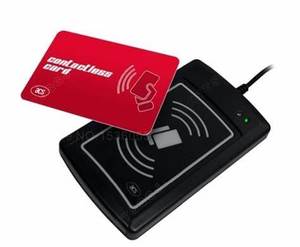 Hochwertiger ACR128IUC2 NFC-Kartenleser mit USB-Schnitts telle 13,56 MHz RFID-ABS-Material für die Sicherheit der Zugangs kontrolle