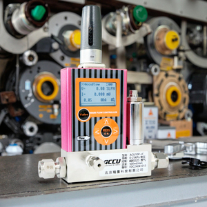 Contrôleur de débit massique à bas prix Affichage numérique Contrôleur de débit de gaz Air Oxygène Hydrogène Azote Débitmètre - Product Image 6